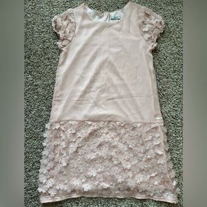 Mayoral Spaine Girls Pink Flower Dress Size 16
